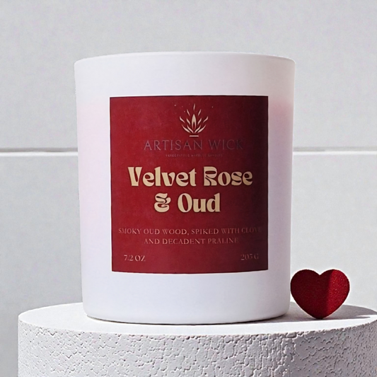 Velvet Rose And Oud Luxury Scented Soy Candle