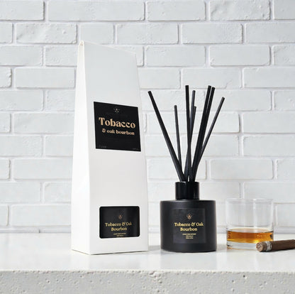Tobacco And Oak Bourbon Luxury Reed Diffuser (100ml)