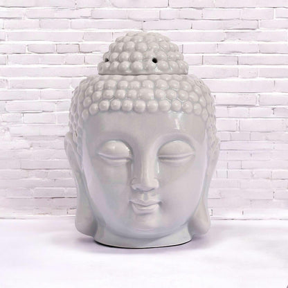 Buddha Head Wax + Oil Burner In Grey